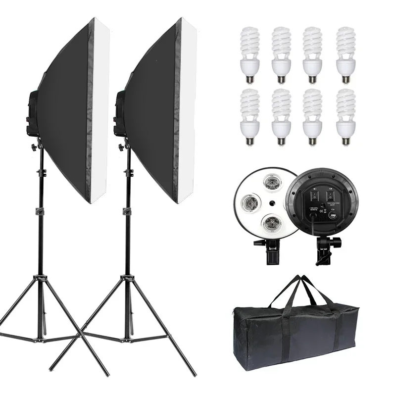 E27 4in1ランプヘッドホルダー付き写真スタジオ照明キッ - Photography Lighting For Portraits のレビューと価格