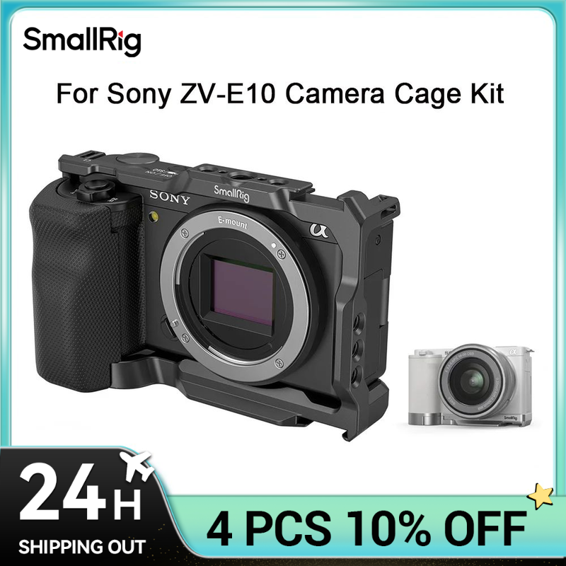 Smallrig-シリコンケージ付きカメラケージ,Sonyz - Sony Camera A6400 のレビューと価格