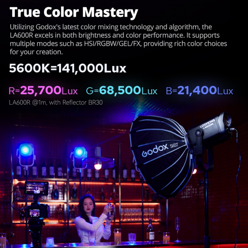 Godox LITEMONS LA600Bi LA600R  - Photography Lighting For Portraits のレビューと価格